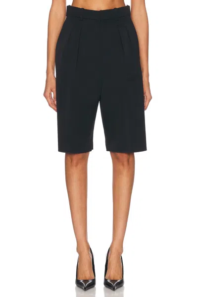 Saint Laurent Bermuda Short In Black