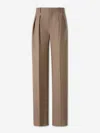 Saint Laurent Belt Loop Casual Pants In Black