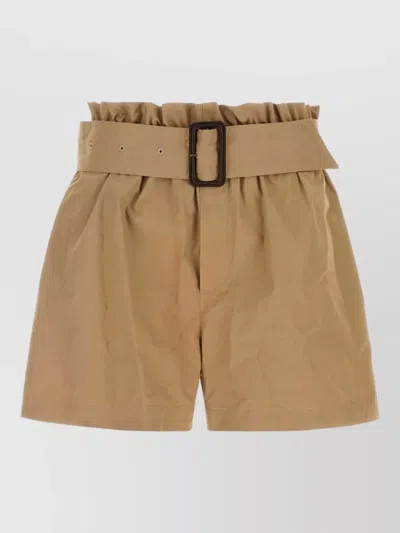 Saint Laurent Bermuda Shorts In Neutral