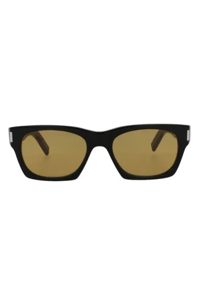 Saint Laurent Best 54mm Square Sunglasses In Black