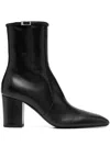 Saint Laurent Rainer 75mm Leather Boots