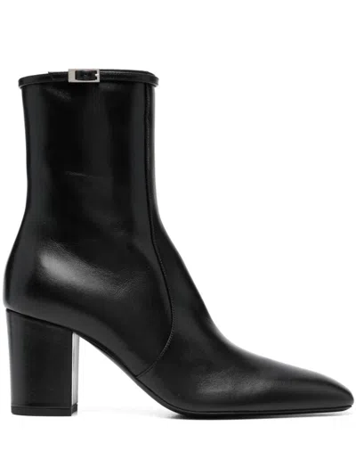 Saint Laurent Gianni 70 T Holly Boot In Nero