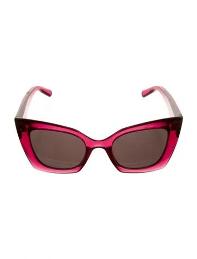 Pre-owned Saint Laurent Betty Cat-eye Sunglasses In Pink