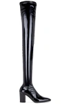 Saint Laurent Betty Over The Knee Boot In Nero