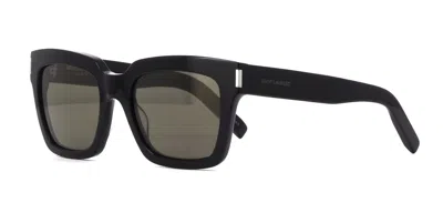 Pre-owned Saint Laurent Betty Sl 461 Black/grey (001) Sunglasses In Gray