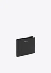 Saint Laurent Bi-fold Calf Leather Wallet In Black