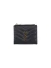 Saint Laurent Bi-fold Logo Wallet In Black  
