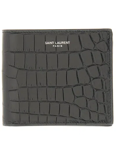 Saint Laurent Bifold Wallet In Black