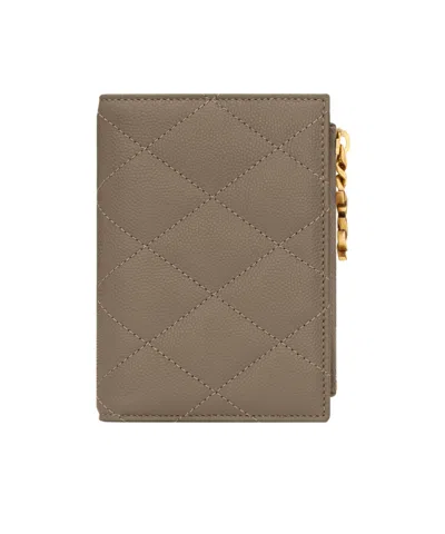 Saint Laurent Bifold Wallet In Brown