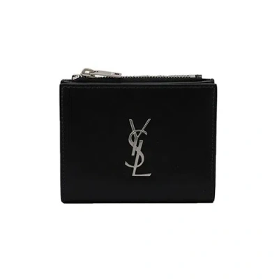 Pre-owned Saint Laurent Bifold Wallet With Coin Purse Wallet 575726 Black 1000
