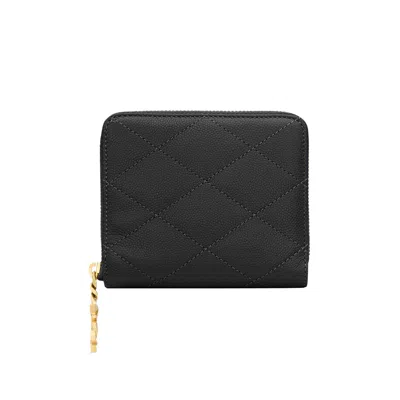 Pre-owned Saint Laurent Bijou Compact Wallet 'nero' | Black | Women's Size Onesize