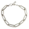 Saint Laurent Thick Chain Bracelet In Metallic