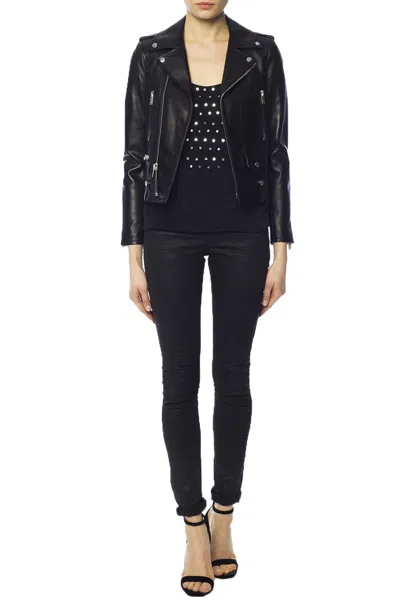 Saint Laurent Biker Jacket In Black