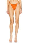Saint Laurent Bikini Bottom In Orange