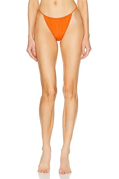 Saint Laurent Bikini Bottom In Orange