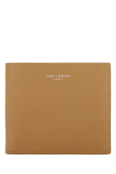 Saint Laurent Biscuit Leather Wallet
