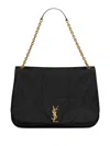 Saint Laurent Woman Black Nappa Leather Jamie 4.3 Shoulder Bag In Black
