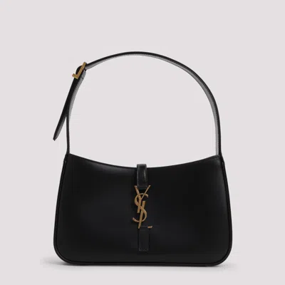 Saint Laurent Black 5a7 Logo-plaque Shoulder Bag