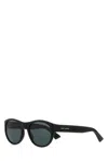 Saint Laurent Men Black Acetate Sl 798 Sunglasses In Black