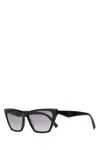 Saint Laurent Black Acetate Sl M103 Sunglasses In Black