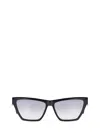Saint Laurent Black Acetate Sl M103 Sunglasses In Blkblkgrgre