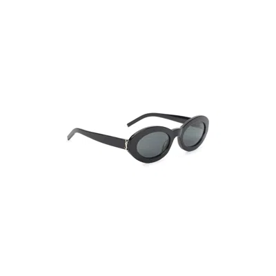 Saint Laurent Black Acetate Sl M136 Sunglasses In Pattern