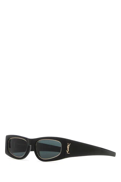 SAINT LAURENT SAINT LAURENT BLACK ACETATE SL M140 RIM SUNGLASSES