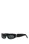 Saint Laurent Black Acetate Sl M152 Sunglasses In Black