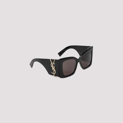 Saint Laurent Black Acetate Sunglasses