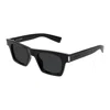 Saint Laurent Black Acetate  Sunglasses