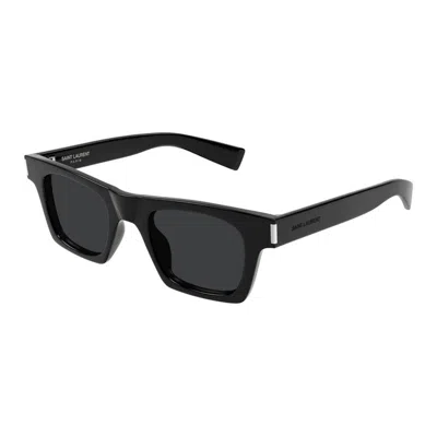 Saint Laurent Black Acetate  Sunglasses