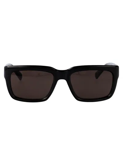 Saint Laurent Black Sl 615 Sunglasses In Black-black-black