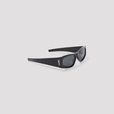 SAINT LAURENT BLACK ACETATE SUNGLASSES