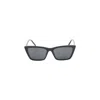 Saint Laurent Sl 737 Mica Thin Sunglasses In Black