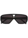Saint Laurent Eyewear Sl 569 Y Aviator Sunglasses In Black
