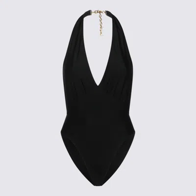 Saint Laurent Cassandre Beachwear Black