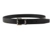 Saint Laurent Luxurious Black Leather Belt For Women