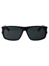 Saint Laurent Black-black-black Acetate Sunglasses In Black