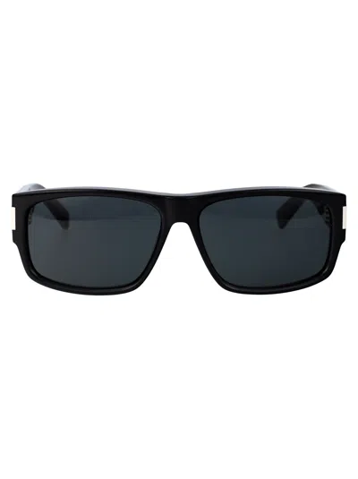 Saint Laurent Black-black-black Acetate Sunglasses