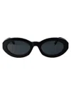 Saint Laurent Sunglasses Sl M136 Black Gray Crystal In Black