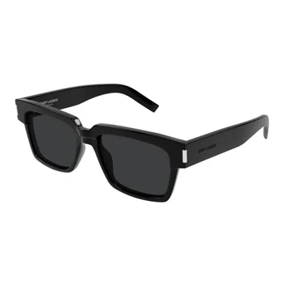 Saint Laurent Black-black-black Acetate Sunglasses