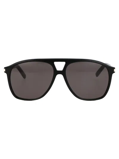 Saint Laurent Black Black Black Acetate Sunglasses