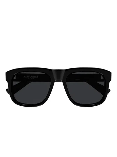 Saint Laurent Black-black-black Recycled Acetate Sunglasses
