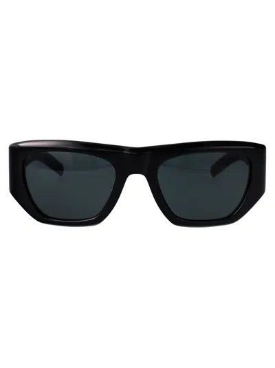 Saint Laurent Black-black-black Recycled Acetate Sunglasses