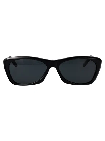 Saint Laurent Black-black-black Recycled Acetate Sunglasses