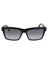 Saint Laurent Black Black Grey Acetate Sunglasses In Black
