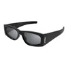 Saint Laurent Cassandre Rectangle Sunglasses In Black