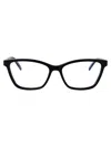 Saint Laurent Black Black Transparent Acetate Glasses