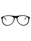 Saint Laurent Black Black Transparent Acetate Glasses