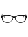 Saint Laurent Black-black-transparent Acetate Glasses In Black